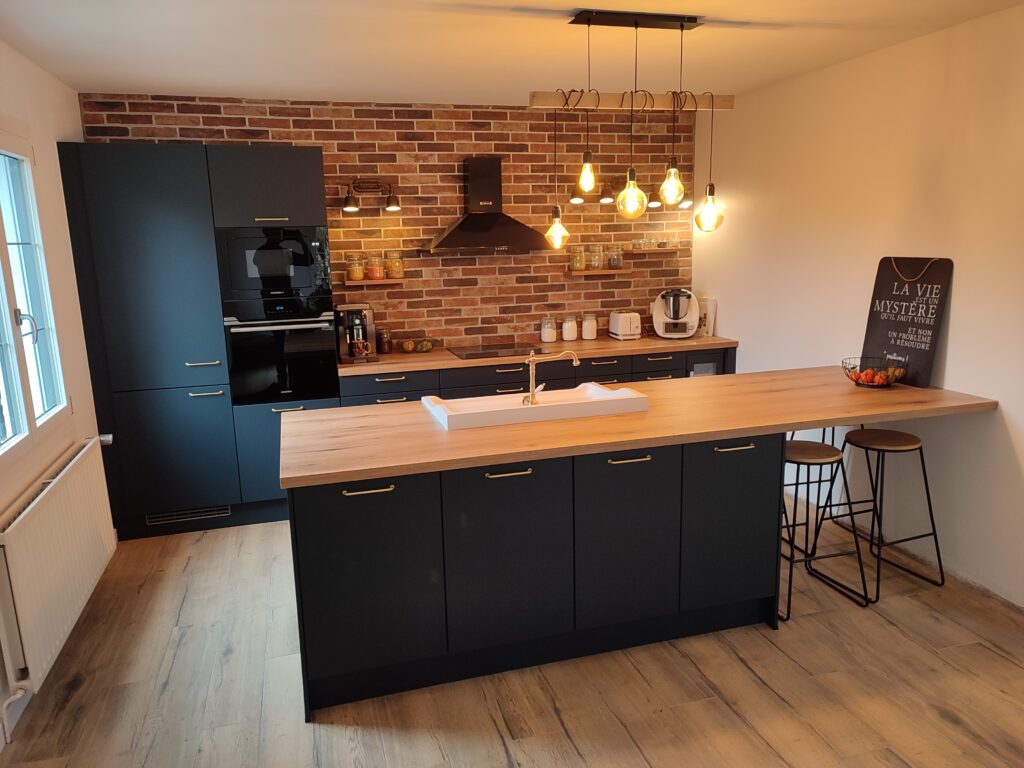 cuisine id2pose bois et noire